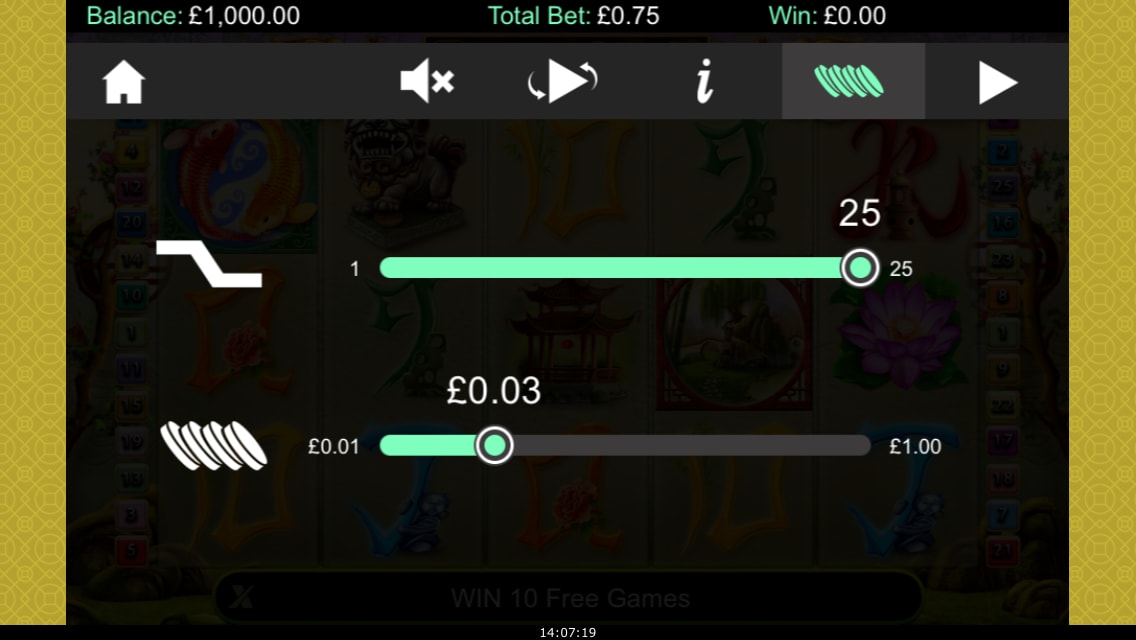 Bet Settings